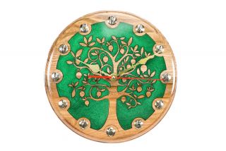 Wall Clock Pomegranate tree 