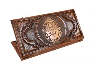 Coat of arms of Argentina backgammon classic 