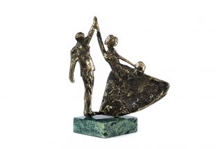 Bronze sculpture a Wedding waltz