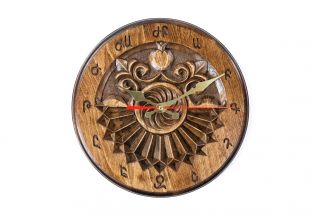 Wall clock with Armenian letters
