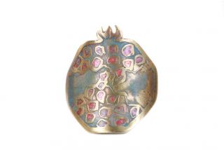 Brass ring miniature Pomegranate