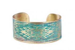 Brass bracelet miniature Carpet