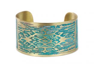 Brass bracelet miniature Carpet