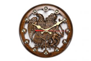 Clock Coat of Arms of Armenia 