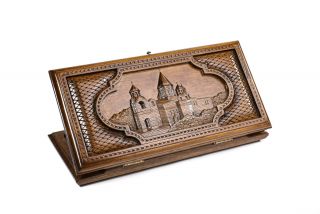 Backgammon Etchmiadzin - Хор Вирап classic two-sided 