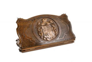 Coat of Arms of Georgia backgammon with copyrighted contour outline two-sided