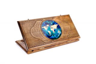 World map Backgammon classic 
