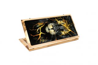 Lion-epoxy backgammon, two-sided, classic