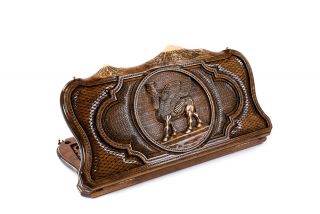 Assyrian coat of arms backgammon with copyrighted Mount Ararat outline two-sided