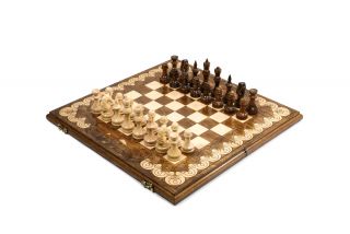 Ornamental Chess-backgammon classic
